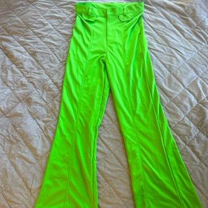 Lime green disco pants. Never worn before
